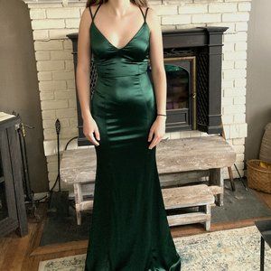 Green Long Prom Dress